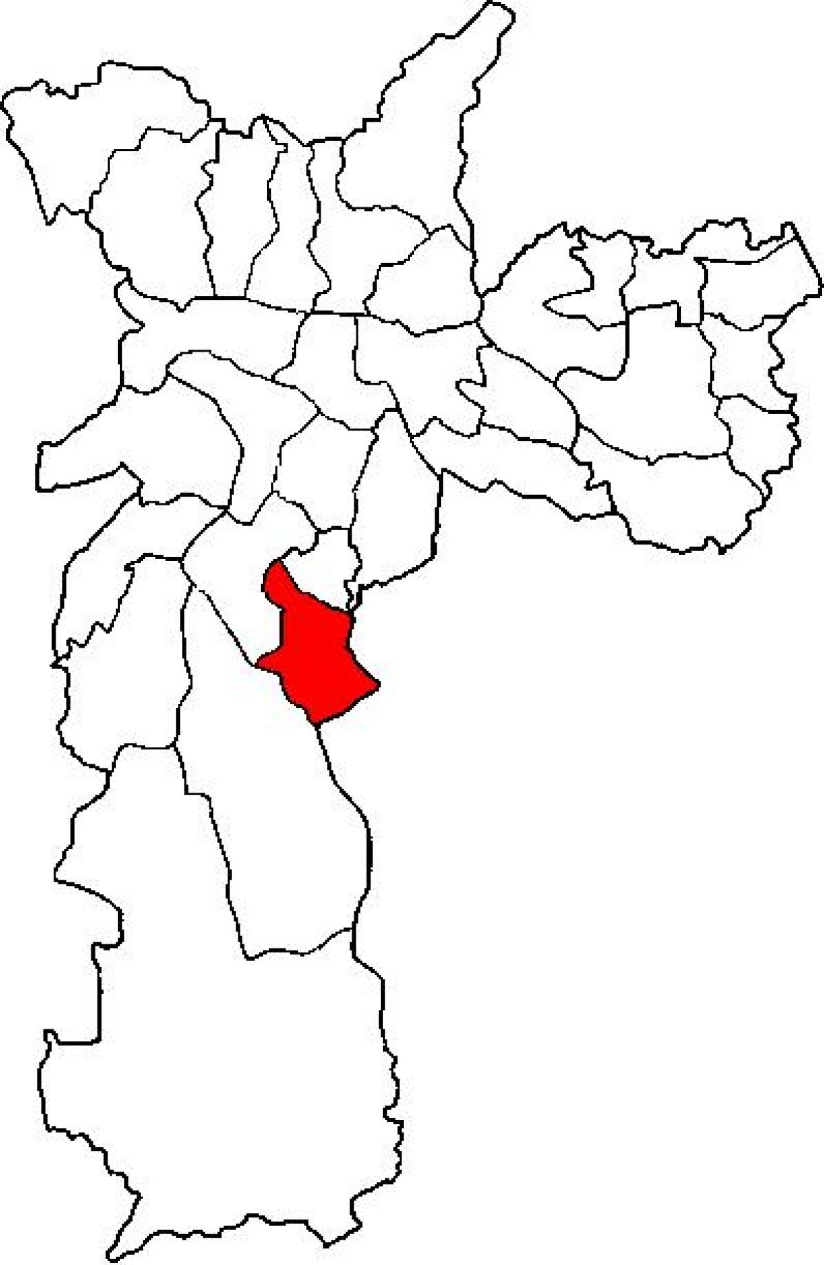 ਨਕਸ਼ਾ ਦੇ Cidade Ademar ਸਬ-prefecture ਸਾਓ ਪੌਲੋ