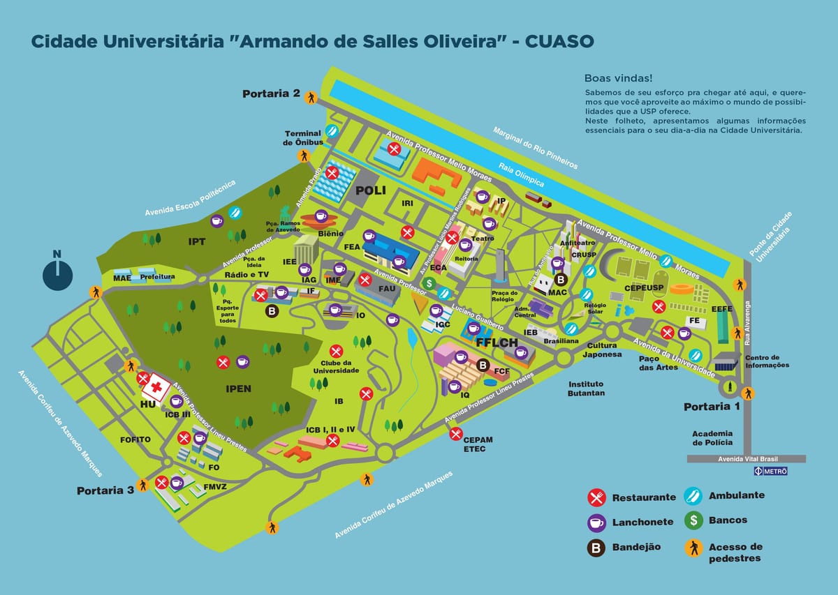 ਨਕਸ਼ਾ ਦੇ ਯੂਨੀਵਰਸਿਟੀ Armando de Salles Oliveira - CUASO