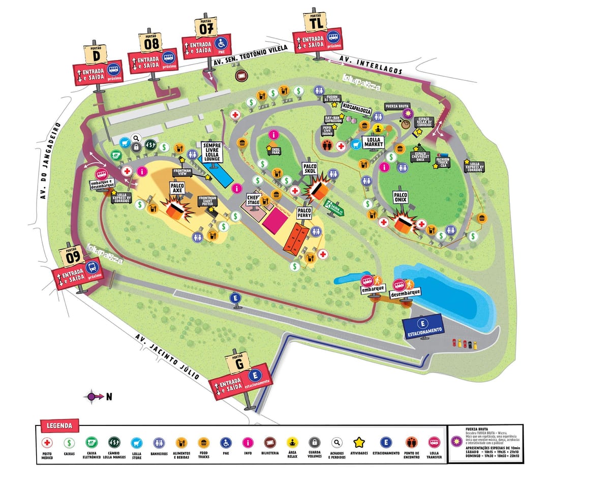 ਨਕਸ਼ਾ ਦੇ ਸਾਓ ਪੌਲੋ lollapalooza