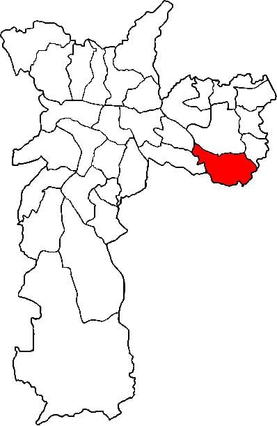 ਨਕਸ਼ਾ ਦੇ ਸਾਓ Mateus ਸਬ-prefecture ਸਾਓ ਪੌਲੋ