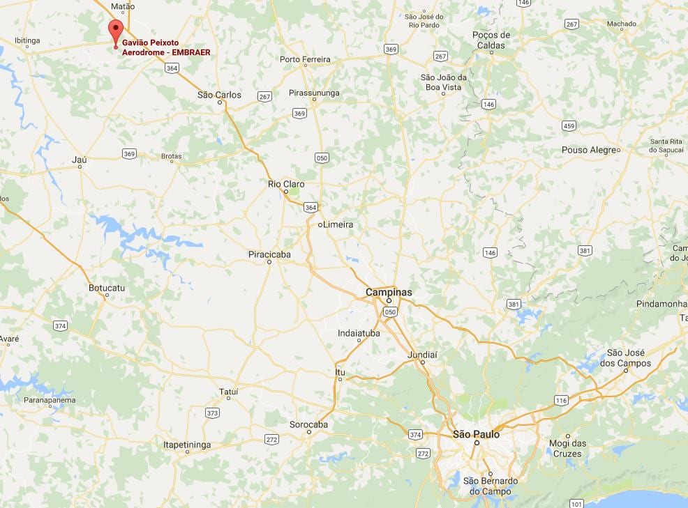 ਨਕਸ਼ਾ ਦੇ aerodrome Gavião Peixoto