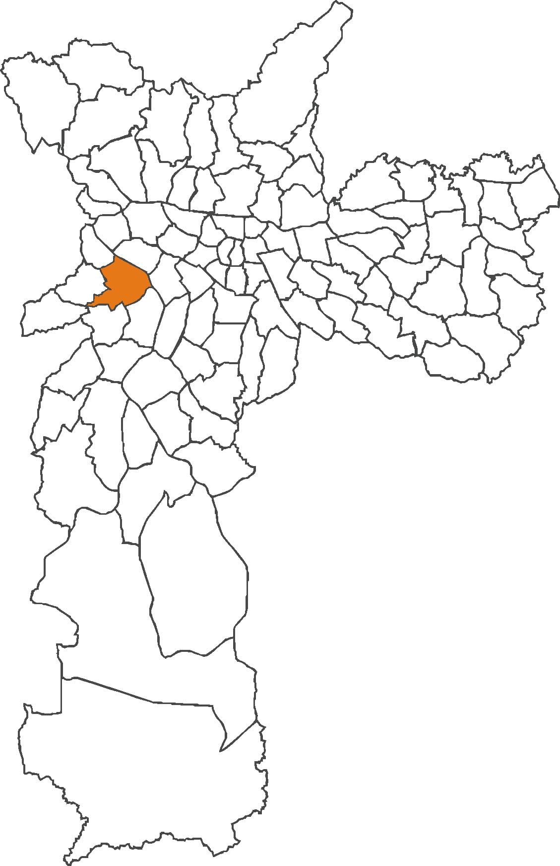 ਨਕਸ਼ਾ ਦੇ Butantã ਜ਼ਿਲ੍ਹਾ
