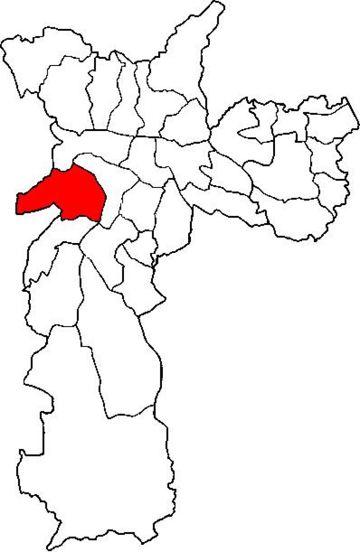 ਨਕਸ਼ਾ ਦੇ Butantã ਸਬ-prefecture ਸਾਓ ਪੌਲੋ