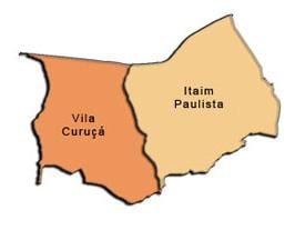 ਨਕਸ਼ਾ ਦੇ Itaim Paulista - Vila Curuçá ਸਬ-prefecture