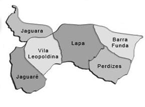 ਨਕਸ਼ਾ ਦੇ Lapa ਸਬ-prefecture