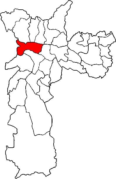 ਨਕਸ਼ਾ ਦੇ Lapa ਸਬ-prefecture ਸਾਓ ਪੌਲੋ