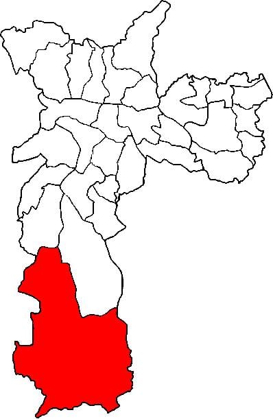ਨਕਸ਼ਾ ਦੇ Parelheiros ਸਬ-prefecture ਸਾਓ ਪੌਲੋ