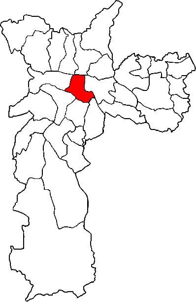 ਨਕਸ਼ਾ ਦੇ Sé ਸਬ-prefecture ਸਾਓ ਪੌਲੋ