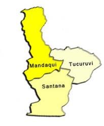 ਨਕਸ਼ਾ ਦੇ Santana ਸਬ-prefecture