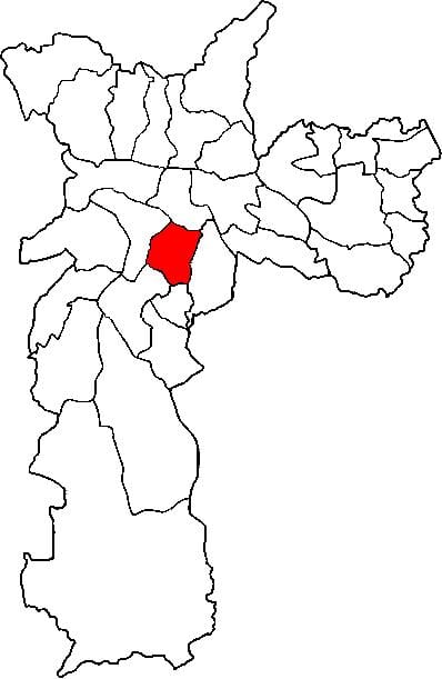 ਨਕਸ਼ਾ ਦੇ Vila ਮਾਰੀਆਨਾ ਸਬ-prefecture ਸਾਓ ਪੌਲੋ