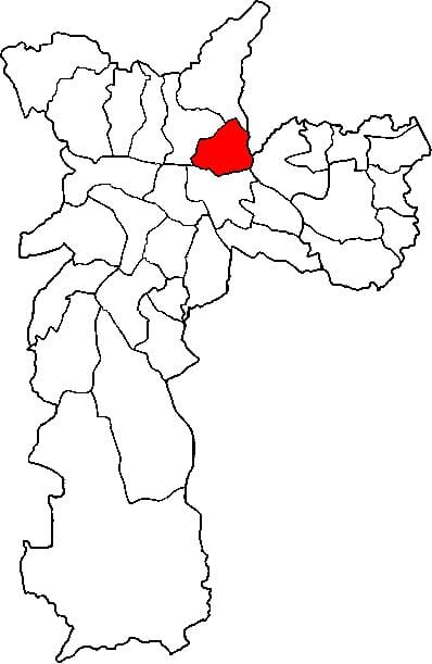 ਨਕਸ਼ਾ ਦੇ Vila ਮਾਰੀਆ ਸਬ-prefecture ਸਾਓ ਪੌਲੋ