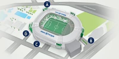 ਨਕਸ਼ਾ ਦੇ Allianz Parque