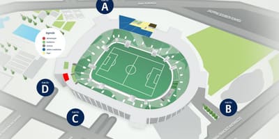ਨਕਸ਼ਾ ਦੇ Allianz Parque - ਪੱਧਰ 1