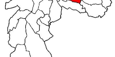 ਨਕਸ਼ਾ ਦੇ Aricanduva-Vila Formosa ਸਬ-prefecture ਸਾਓ ਪੌਲੋ