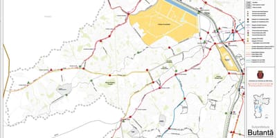ਨਕਸ਼ਾ ਦੇ Butantã ਸਾਓ ਪੌਲੋ - ਜਨਤਕ ਸੰਚਾਰ