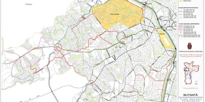 ਨਕਸ਼ਾ ਦੇ Butantã ਸਾਓ ਪੌਲੋ - ਸੜਕ