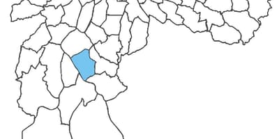 ਨਕਸ਼ਾ ਦੇ Campo Grande ਜ਼ਿਲ੍ਹਾ
