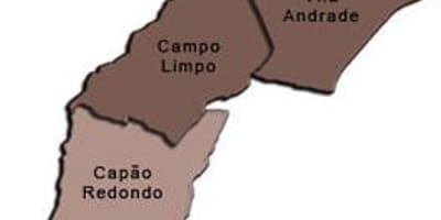 ਨਕਸ਼ਾ ਦੇ Campo Limpo ਸਬ-prefecture