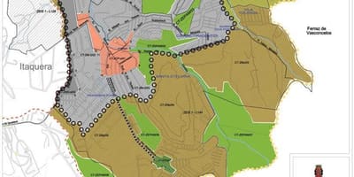 ਨਕਸ਼ਾ ਦੇ Cidade Tiradentes ਸਾਓ ਪੌਲੋ - ਕਿੱਤੇ ਦੀ ਮਿੱਟੀ