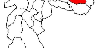 ਨਕਸ਼ਾ ਦੇ Itaquera ਸਬ-prefecture ਸਾਓ ਪੌਲੋ