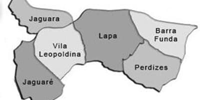ਨਕਸ਼ਾ ਦੇ Lapa ਸਬ-prefecture