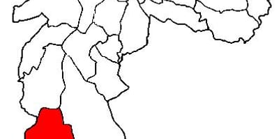 ਨਕਸ਼ਾ ਦੇ Parelheiros ਸਬ-prefecture ਸਾਓ ਪੌਲੋ