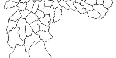 ਨਕਸ਼ਾ ਦੇ Pinheiros ਜ਼ਿਲ੍ਹਾ