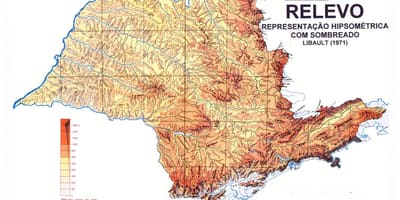ਨਕਸ਼ਾ ਦੇ topographic ਸਾਓ ਪੌਲੋ
